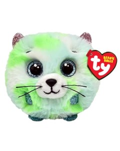 Мягкая игрушка Зеленый котенок Ty