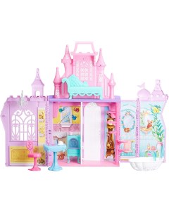 Замок для кукол с 13 аксессуарами 5 комнат E1745 Disney princess