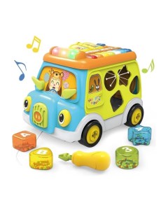 Развивающая игрушка для малышей Konig Автобус сортер с кубиками Konig kids