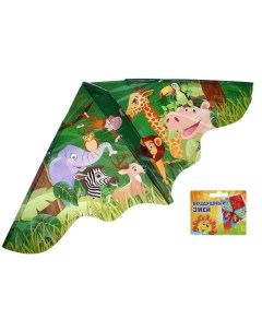 Воздушный змей Джунгли с леской Funny toys