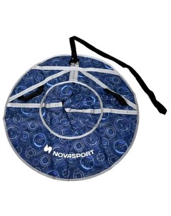 Санки надувные 90 см Тюбинг ткань с рисунком без камеры CH030 090 Novasport