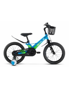 Велосипед Flash Kr 18 Колесо 18 Рост 9 1 Сезон 2023 2024 Темно синий Зеленый Stels