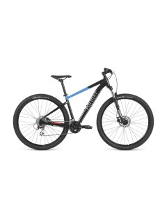 Горный велосипед 1414 29 2023 Чёрный Синий 17 Format