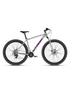 Горный велосипед Hunter 27 3 HD 2024 Серый Фиолетовый 18 Stark