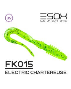Силиконовая приманка Fast Wag 58 мм цвет FK015 Electric Chartreuse 8 шт Esox