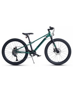 Подростковый велосипед 7Bike Pro Disc 24 2024 Зеленый 24 Maxiscoo