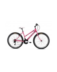 Велосипед MTB PASSION LADY 26 3 X 6 STEEL 17 фиолетовый белый 2024 Capriolo