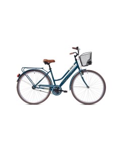 Велосипед CITY AMSTERDAM LADY 28 FIX STEEL 18 синий 2024 Capriolo