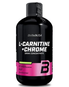 L карнитин Хром L Carnitine Chrome Concentrate 500 мл апельсин Biotechusa