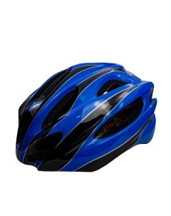 Защитный велосипедный шлем FSD HL008 in mold L 54 61 см синий Stels