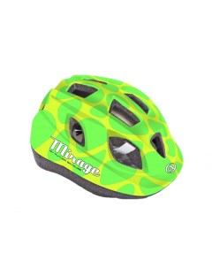 Шлем велосипедный 8 9089973 Mirage 198 INMOLD зелено желтый 48 54см Author