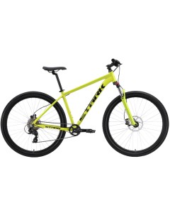 Горный велосипед Hunter 29 2 HD 2024 Зеленый Желтый Чёрный 18 Stark