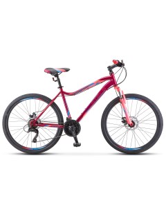 Велосипед Miss 5000 MD 26 V011 2021 18 вишневый розовый Stels