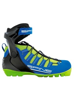 Лыжероллерные ботинки SNS Skiroll Skate 6 черный синий зеленый 45 Spine