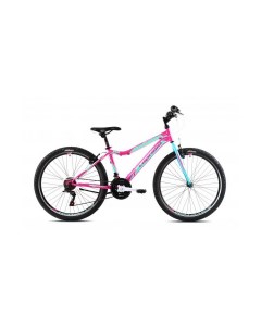 Велосипед MTB DIAVOLO DX 600 26 3 X 6 STEEL 17 розовый бирюзовый 2024 Capriolo