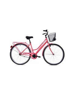 Велосипед CITY AMSTERDAM LADY 28 FIX STEEL 18 розовый 2024 Capriolo