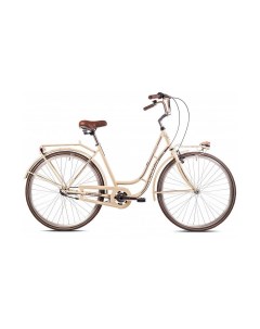 Велосипед CITY BIANKA 28 1 X 3 STEEL 20 бежевый коричневый Capriolo