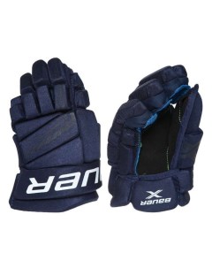 Перчатки хоккейные X S21 JR 1058654 11 темно синий Bauer