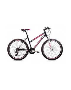 Велосипед MTB MONITOR LADY 26 3 X 7 ALU 19 черный розовый 2024 год Capriolo