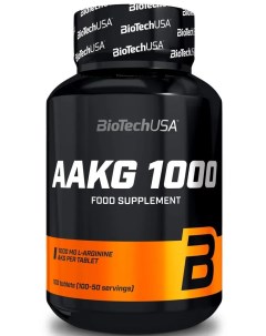 Аргинин альфа кетоглутарат AAKG 1000 мг 100 таб Biotechusa