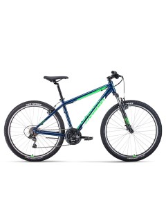 Велосипед 27 5 Apache 1 0 Classic 2022 года рама 17 синий ярко зеленый Forward
