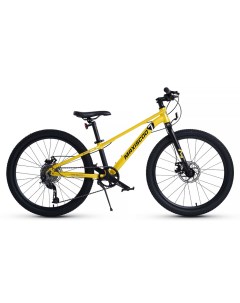 Подростковый велосипед 7Bike Pro Disc 24 2024 Желтый 24 Maxiscoo