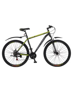 Велосипед горный хардтейл модель 29D 229 2024 года черно желтый на рост 180см Veltory