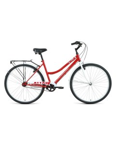 Велосипед 28 City Low 3 0 3 ск 20 21 г 19 Темно красный Белый RBKT1YN83003 Altair