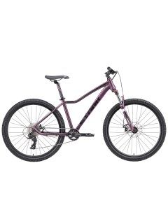 Велосипед Viva 27 2 D 2024 фиолетовый матовый черный 14 Stark
