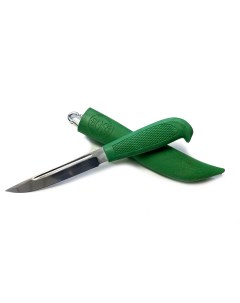 Нож Финка 108 95х18 резинопластик цвет зеленый Русский булат
