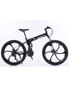 Велосипед складной на литых дисках 555 год 2024 цвет черный на рост 145 185 Cruzer