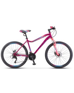 Велосипед MISS 5000 MD 26 колесо 26 рост 18 сезон 2023 2024 вишневый розовый Stels
