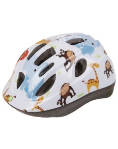 Шлем велосипедный детский подростк 5 731881 INMOLD 54 56см ZOO белый JUNIOR M-wave