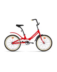 Велосипед 20 SCORPIONS 1 0 1 ск 2022 рама 10 5 красный белый Forward