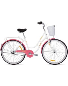 Велосипед городской Avenue 1 0 26 2024 белый розовый Аист