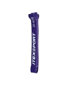 Эспандер ленточный фиолетовый сопротивление 20 40 кг Itex sport