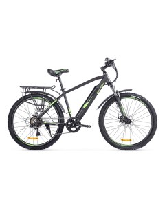 Электровелосипед XT 800 PRO 2024 Черно зеленый Eltreco