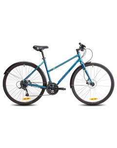 Женский велосипед Crossway Urban 50 Lady год 2023 Синий Желтый ростовка 15 5 Merida