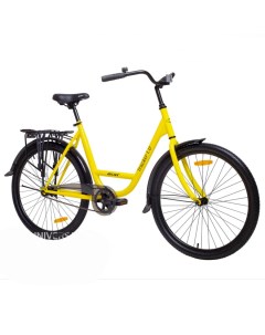 Велосипед Tracker 1 0 26 1 размер рамы 19 цвет желтый Аист