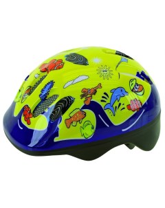 Шлем велосипедный детский подростк 5 731076 6отв 52 56см SEA WORLD желтый M-wave