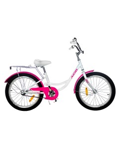 Велосипед подростковый G 210 20 рама 11 2024 года бело розовый Acid