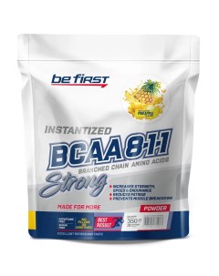 Аминокислоты БЦАА порошок BCAA 8 1 1 Instantized Powder 350 гр ананас Be first