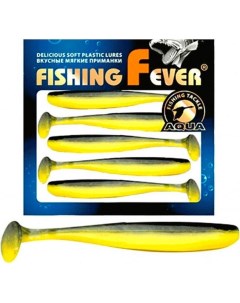 Мягкая силиконовая приманка риппер FishingFever Slim 75 мм 10 шт 061 Aqua