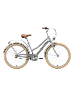 Велосипед Comfort Lady 3ск 2024 сиреневый матовый металлик серый бежевый 16 Stark