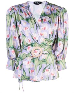 Patbo блузка с запахом и цветочным принтом Patbo