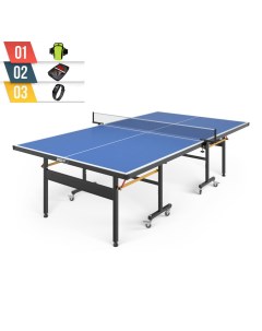 Всепогодный теннисный стол UNIX Line 14 mm SMC Blue набор для игры Unixline
