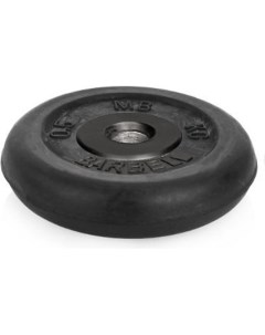 Обрезиненный диск Barbell d 31 мм чёрный 0 5 кг 1547 Mb barbell