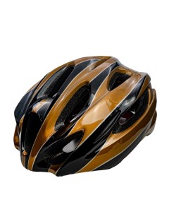 Защитный велосипедный шлем FSD HL020 in mold L 54 61 см золотистый Stels