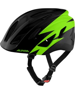 Велошлем 2021 Pico Black Green Gloss См 50 55 Alpina