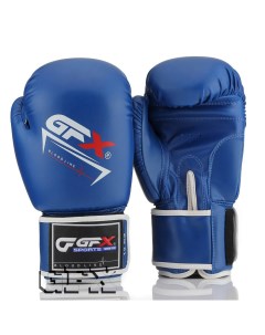Перчатки Боксерские Power Tech синий 12 унций Gfx